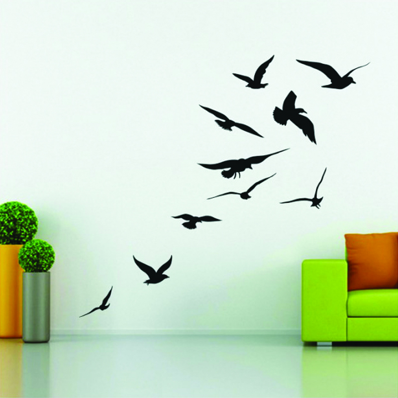 Αυτοκόλλητο τοίχου με ζώα Πουλιά